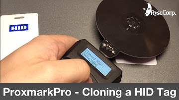 ProxmarkPro - Cloning a HID Tag