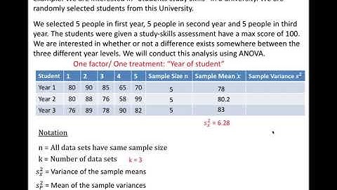 Section 12.1 One Way Analysis of Variance