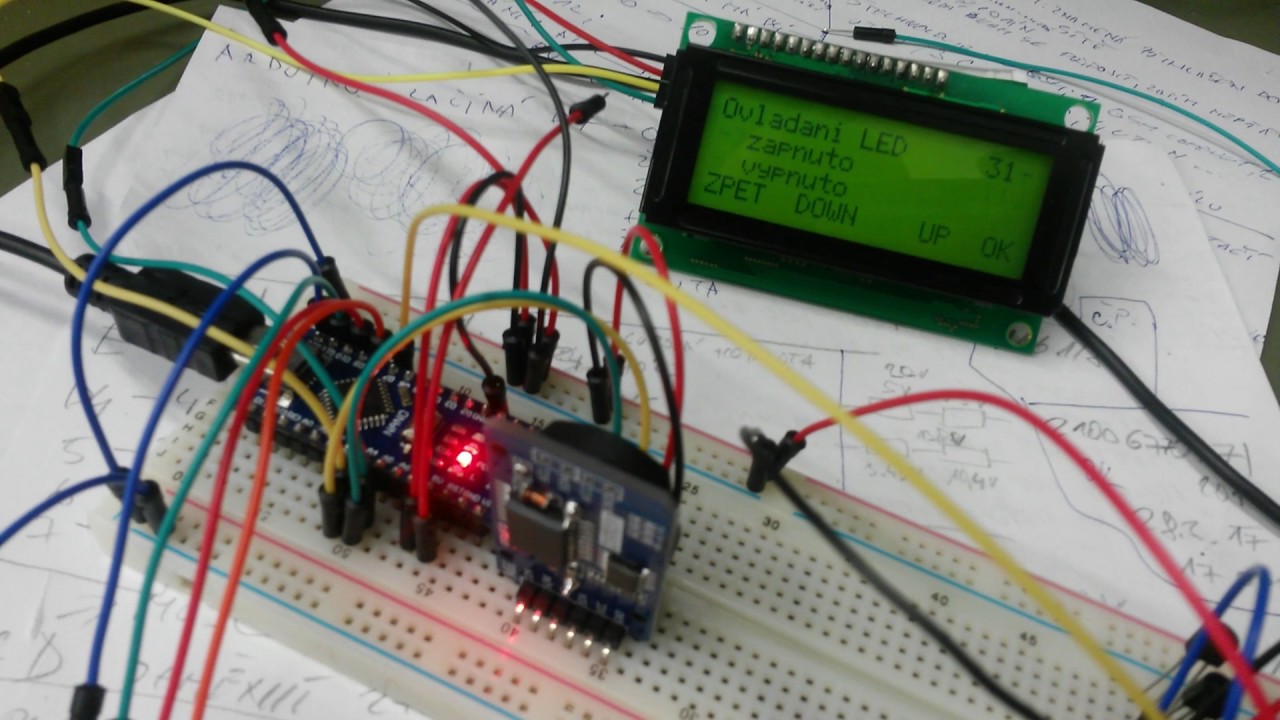Arduino Nano, LCD ( 20x4 ) menu - YouTube