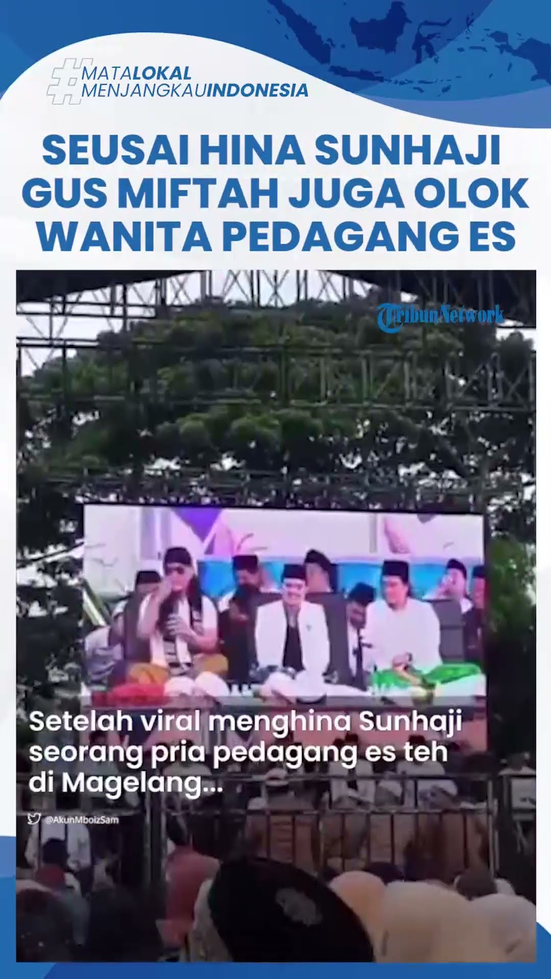 Selain Sunhaji, Gus Miftah Ternyata Hina Wanita Pedagang Es Teh di Klaten Pakai Umpatan yang Sama