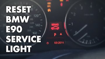 How to reset BMW E90/E92 Service Light - Oil, Brake Fluid, Etc