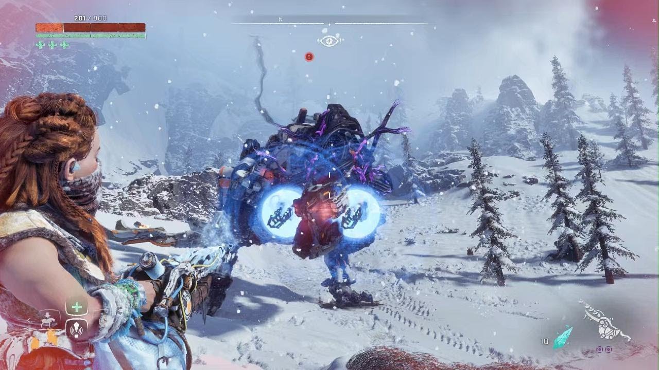 Daemonic Thunderjaw Cannon Spam | Horizon Zero Dawn: Complete Edition Clip