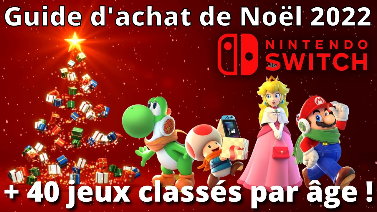 Nintendo Switch : les 5 jeux à offrir à Noël en 2022