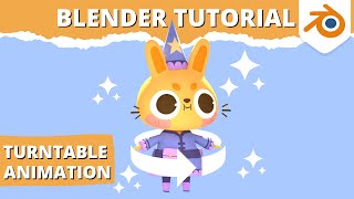 Blender Tutorial - How to Make a 360 Turntable Animation