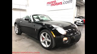 2009 Pontiac’s Solstice  SOLD SOLD SOLD GXP Turbo 260 HP Munro Motors