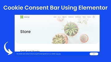 Easiest Way To Add A Cookie Consent Bar Using Elementor || DCreato Academy
