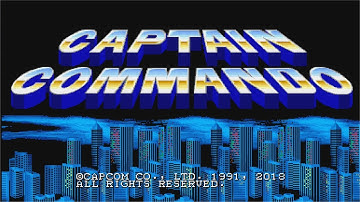 Captain Commando Arcade Playthrough Nintendo Switch