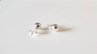 Pandora Bead Stud Earrings