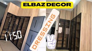 Dressing moderne chez elbaz decor ?#استغلال_المساحات_الضيقة #دولاب #غرفة_الملابس