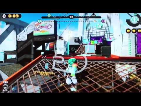 スプラトゥーン シールドで行けないところに行く小ネタ集part1