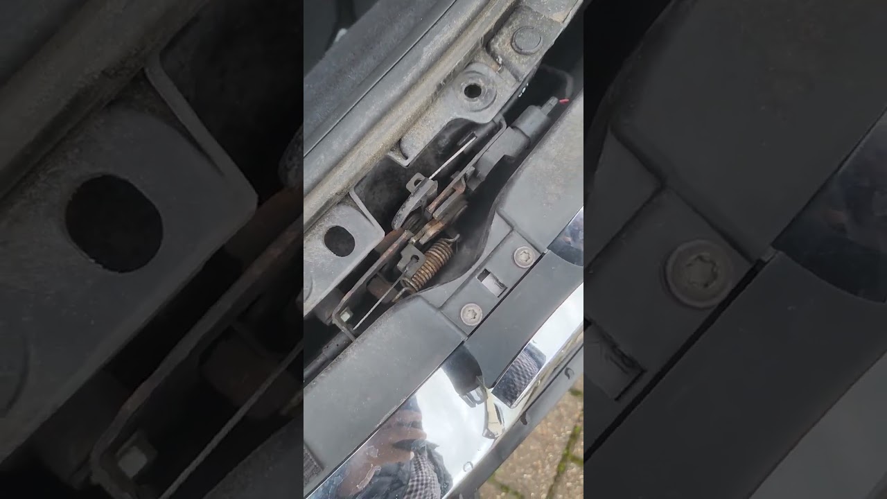 Tesla model s frunk secondary latch stuck