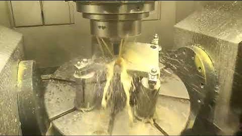 Наша работа на 5ти осевом фрезерном центре (изготовление части штампа)