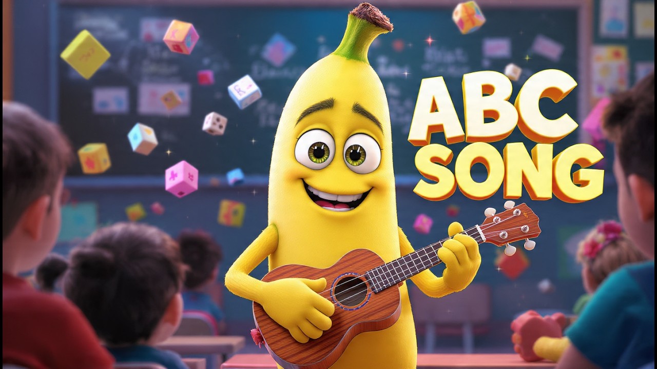 SambaNana’s ABC Song 🍌🎓 Fun Alphabet Song for Kids at School