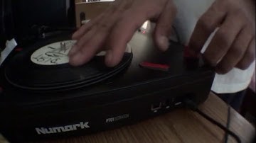 “That Scratching is Making Me Itch “... Numark PT01 Scratch