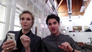 Glee Hangout with Darren Criss and Jane Lynch