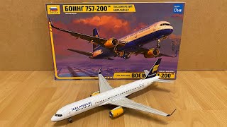 Assembly / Zvezda 1/144 scale Boeing 757-200 Icelandair / Zocker J