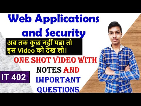 One Shot || Web Applications and Security Class 10 in one video || Web Applications in One Shot