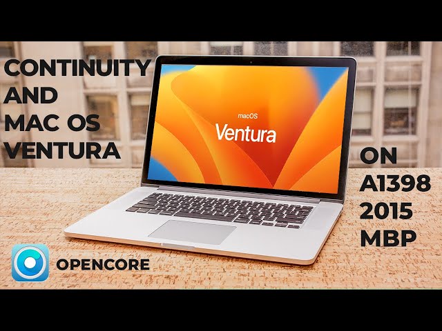 Continuity and Ventura on Unsupported Macbook pro 15 inch mid 2015