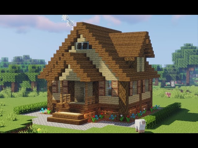 Minecraft I Como Construir Uma Casa Moderna de Madeira [MUNDO QUADRADO] :  r/minecraftbrasil