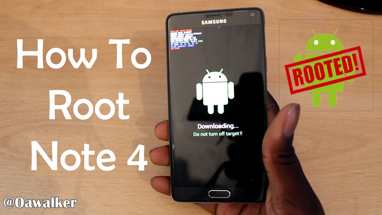 Samsung Galaxy Note 4 Could Not Do Normal Boot How to Root The Samsung Galaxy Note 4 (CF-Auto-Root) - YouTube