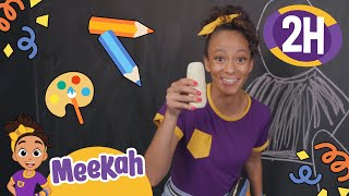 Meekah's Fun Fashion and Art Adventure!  | 2 HOURS OF MEEKAH! | Educational Videos for Kids