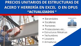 Precios Unitarios de Estructura y Herreria. screenshot 4