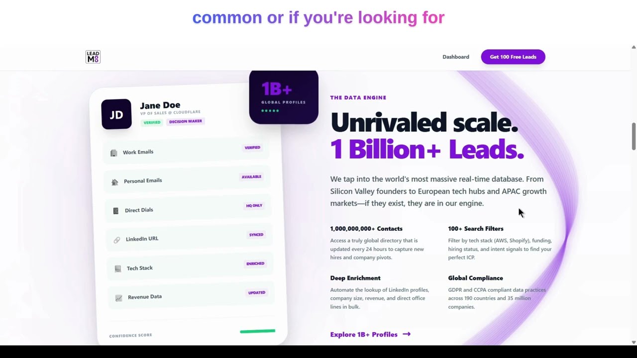 LeadM8.io - Overview & User Guide - Lead Generation Outreach Centre