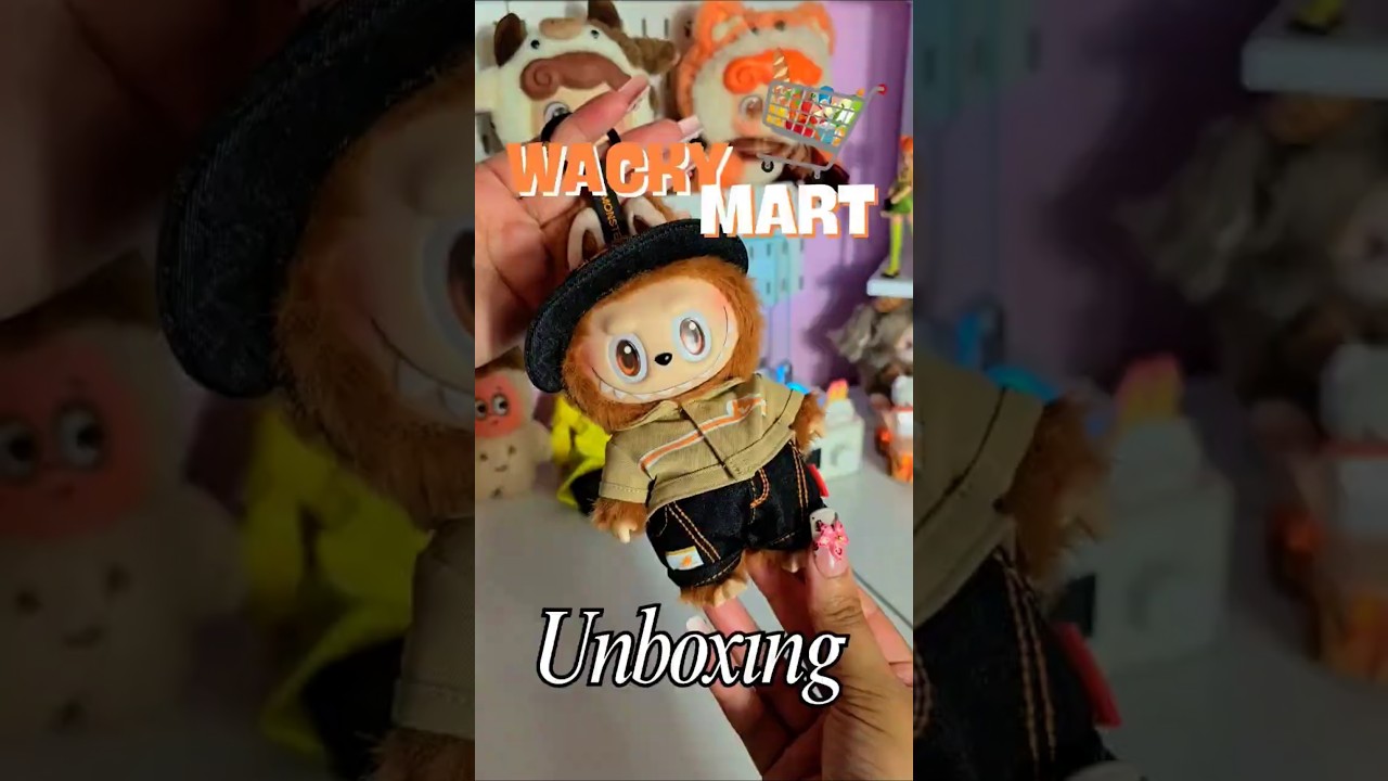 🥫🥕 WACKY MART unboxing 📦.  This is my all time favorite labubu design. 