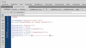 Tutorial PHP - 19. Guardar Archivos de Texto en PHP