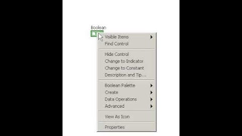 LabVIEW Tips: Change a control to an indicator