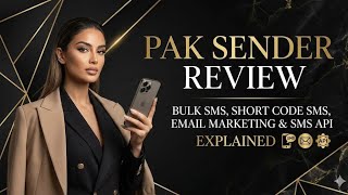 Pak Sender Review | Bulk SMS, Short Code SMS, Email Marketing & SMS API Explained