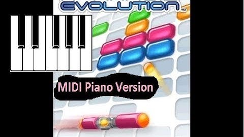 Arkanoid Evolution Game Menu Theme Java-MIDI Piano Version