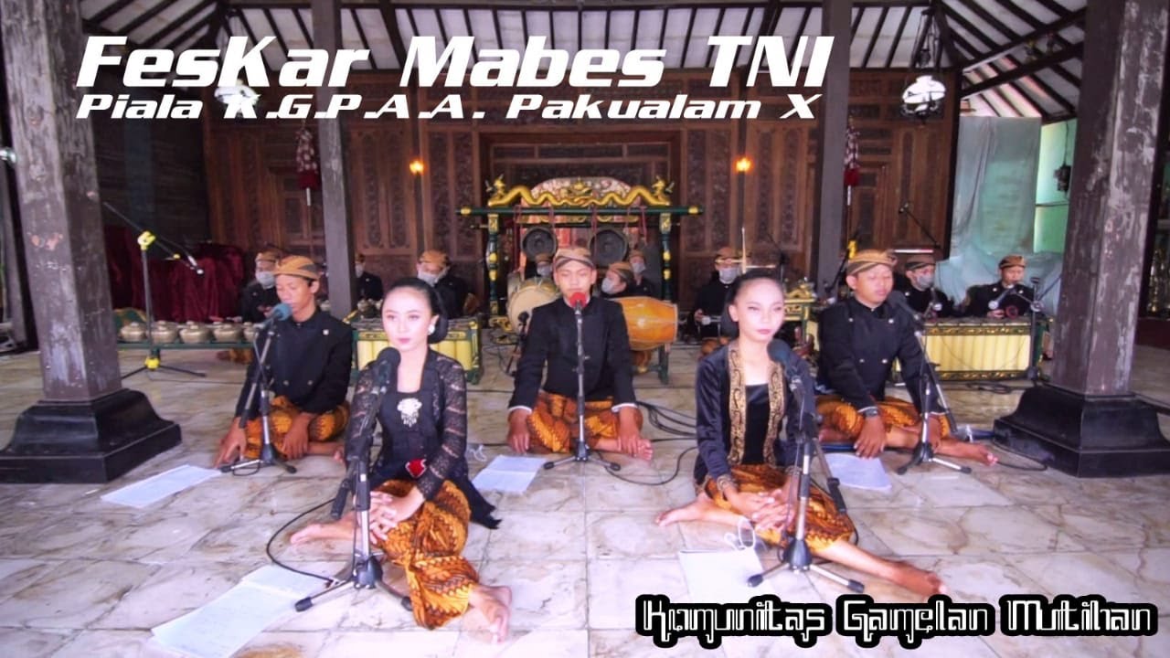 JUARA 1 KATEGORI PELAJAR FESKAR MABES TNI PIALA K.G.P.A.A PAKU ALAM X  KOMUNITAS GAMELAN MUTIHAN