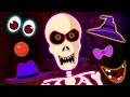 The Missing Spooky Skeleton Face | Funny Finger Family Rhymes For Kids By Teehee Town