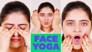 4 Facial Yoga Poses To Get Slimmer Face | How To Reduce Facial Fat | Be Beautiful screenshot 4
