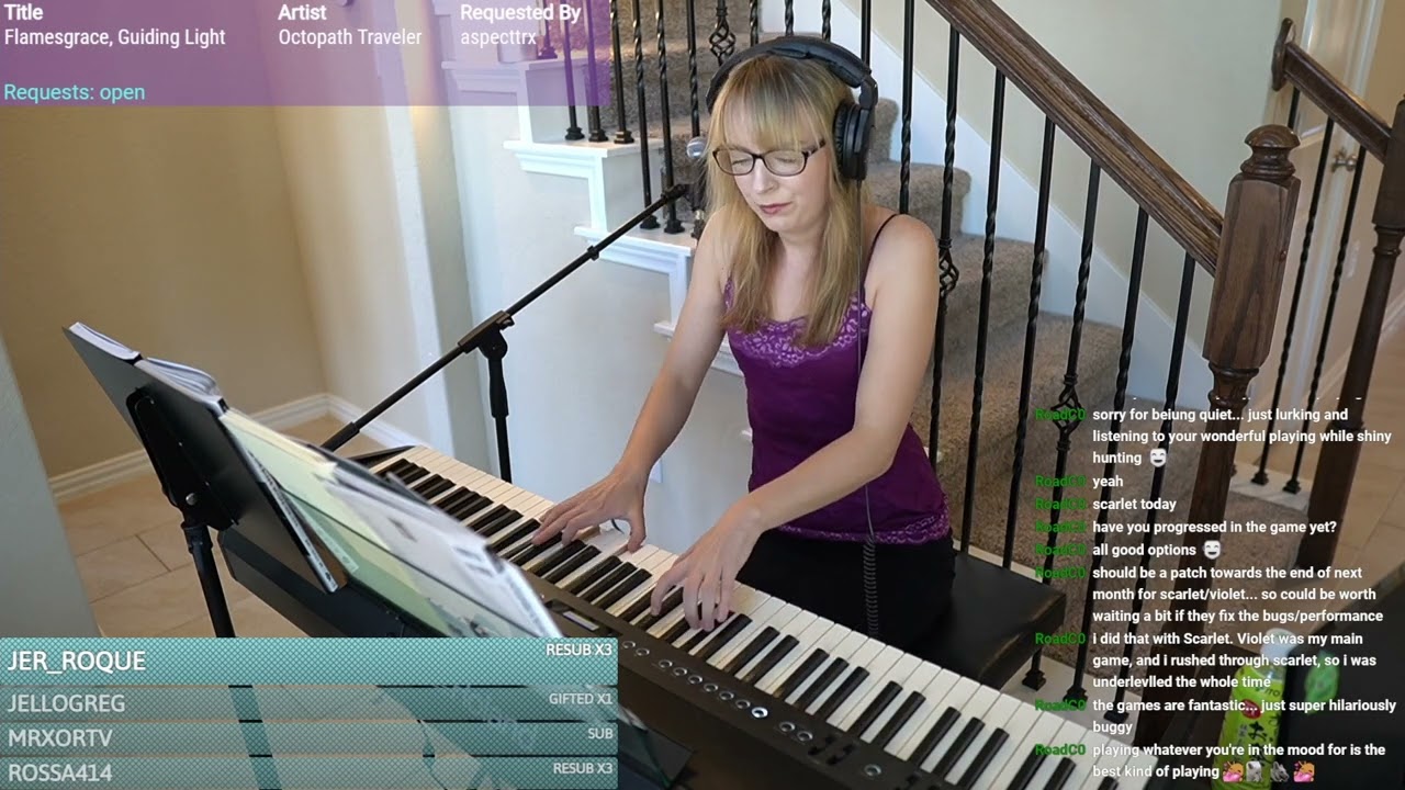 Octopath Traveler: Flamesgrace, Guiding Light (Live Piano Cover)