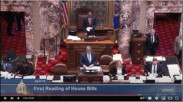 Senate Floor Session - Part 1 - 04/14/23