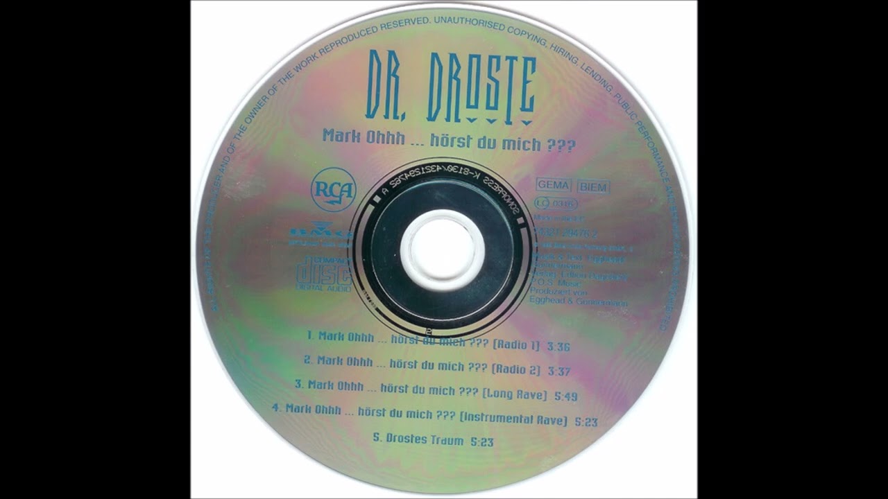 Dr. Droste - Mark Ohhh ... Hörst Du Mich ??? (Radio 2 Mix)