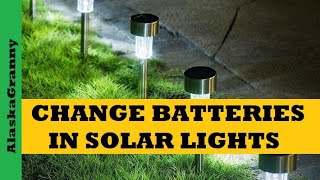 Solar Lights Change Batteries Dollar Tree Solar Lights