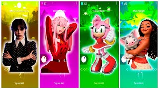 Wednesday 2 Phut Hon Amy Rose Believer Moana How Far Ill Go Tiles Hop Edm Rush