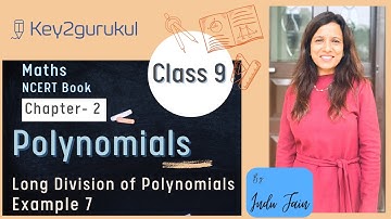 #8 - Long Division Example 7 - Polynomials | Class 9 NCERT | HINDI