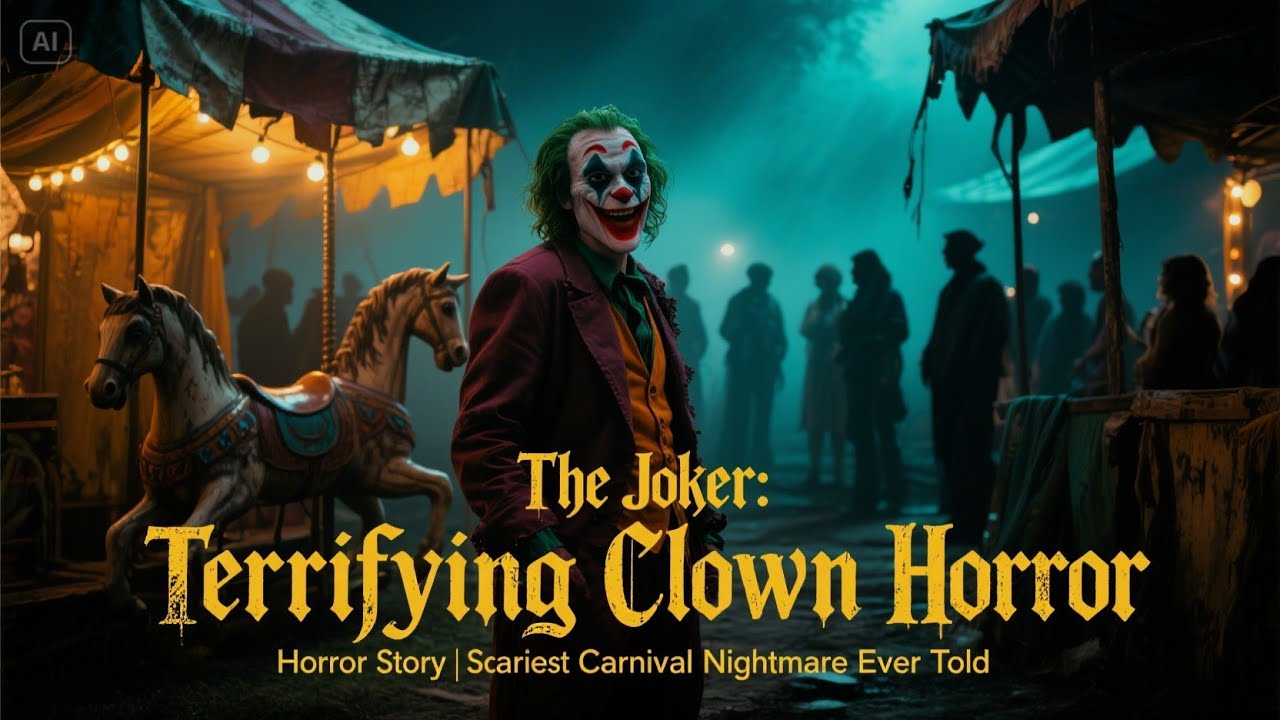 The Joker: Terrifying Clown Horror Story | Scariest Carnival Nightmare Ever Told