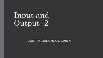 Basics of C programming 9 : Input and Output - 2