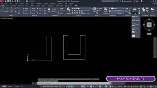 Measure command in autocad