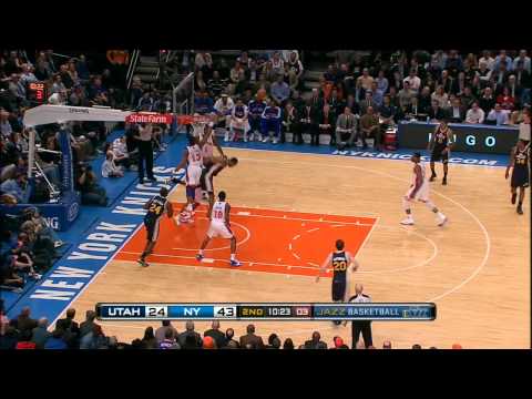 Derrick Favors 16 points vs. Knicks