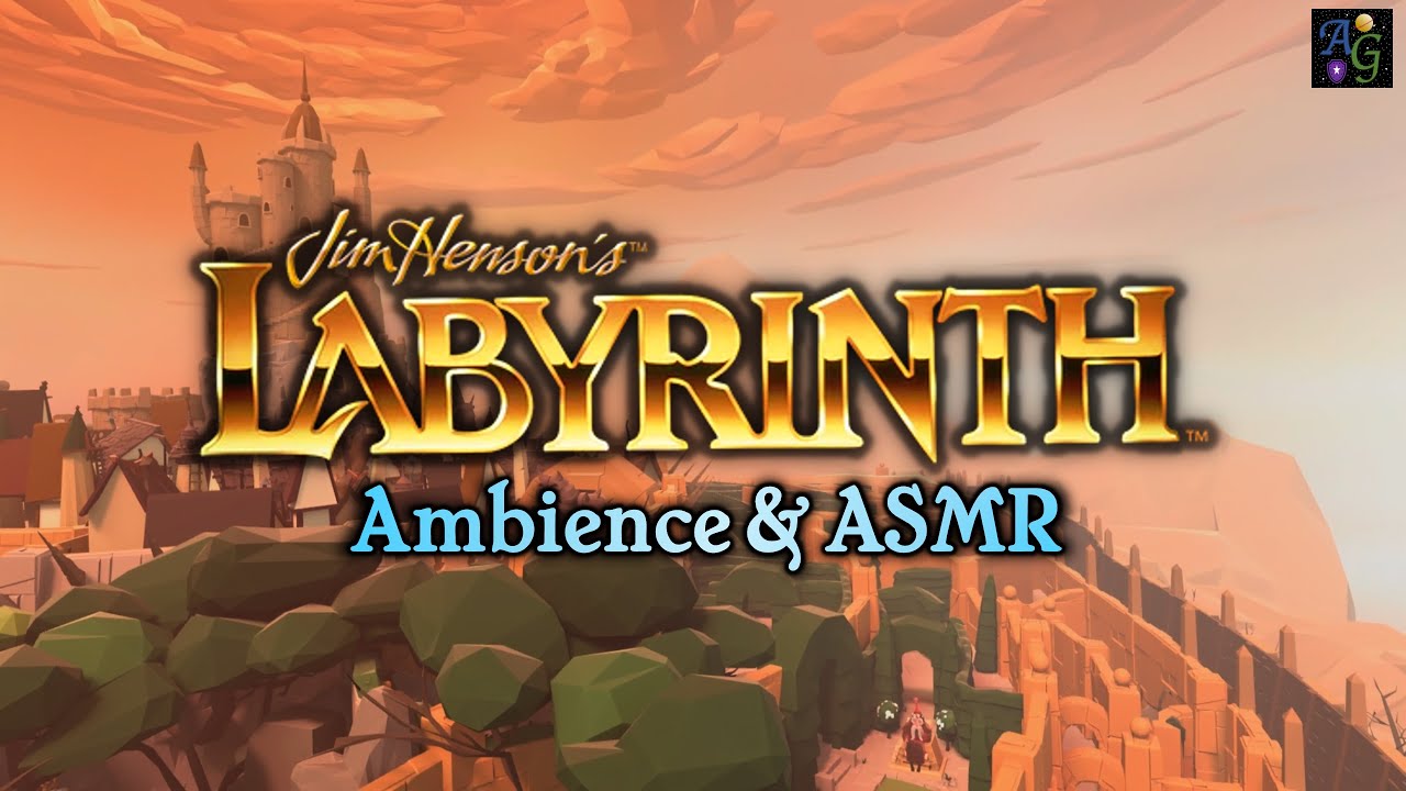 Jim Henson's Labyrinth Ambience & ASMR 🌀 1.5 HOUR Nostalgic 1980s Dark Fantasy White Noise Escape 🦉