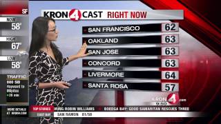 Monday, August 18, Midday Weather Forecast