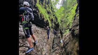 Via ferrata s ASAP, Postalmklamm klettersteig- Gamsleckenwand (D), 25. 5. 2024