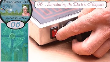 Elisabeth van Uden : From Hobby to Art 06 : ENCAUSTIC ELECTRIC HOTPLATE INTRODUCTION