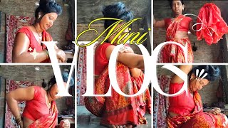 Houswife Outdoor Bathing Vlog Outdoor Bathing And Saree Change